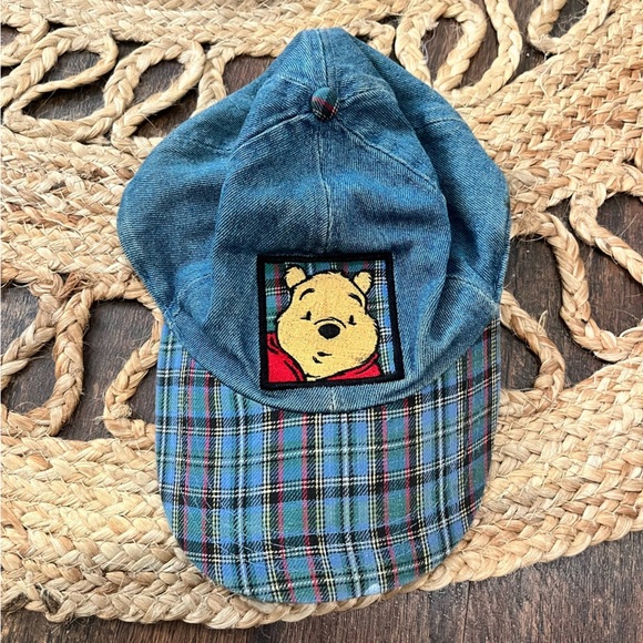 Vintage Winnie The Pooh Denim Hat POOH - Picture 1 of 3